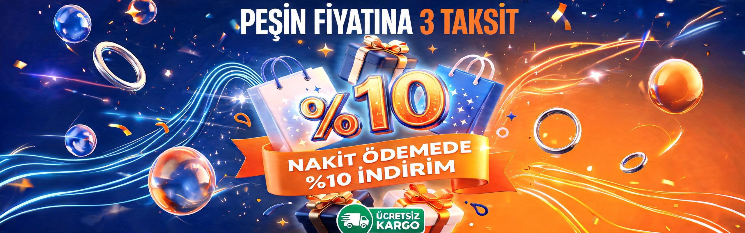PeÅin Fiyatına 3 Taksit
