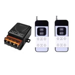 Lavat Garaj Kapısı 1000 Metre Alıcılı 2 Uzaktan Kumanda Ve Röle Kutusu 433 Mhz Radyo Frekanslı 220V-30Amp